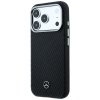 Etui Mercedes Leather Semi Wrap Wood     Effect MagSafe do iPhone 17 Pro czarny